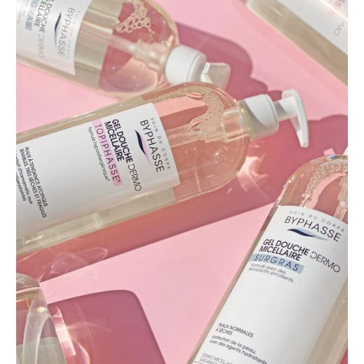 Sữa tắm Byphasse Topiphasic dermo micellar dành cho da dễ bị dị ứng 1L