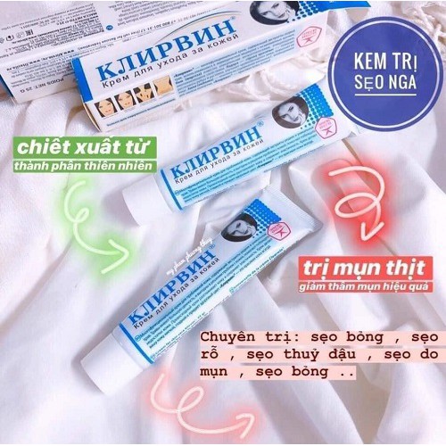 [CHÍNH HÃNG 100%] Kem mờ sẹo Nga 25g, Sản phẩm truyền thống nổi tiếng với hiệu quả cực kỳ tốt cho da sẹo