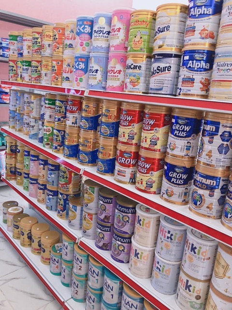 Kệ sắt để bỉm sữa giá rẻ Cao 1m8 dài 90cm 5 tầng