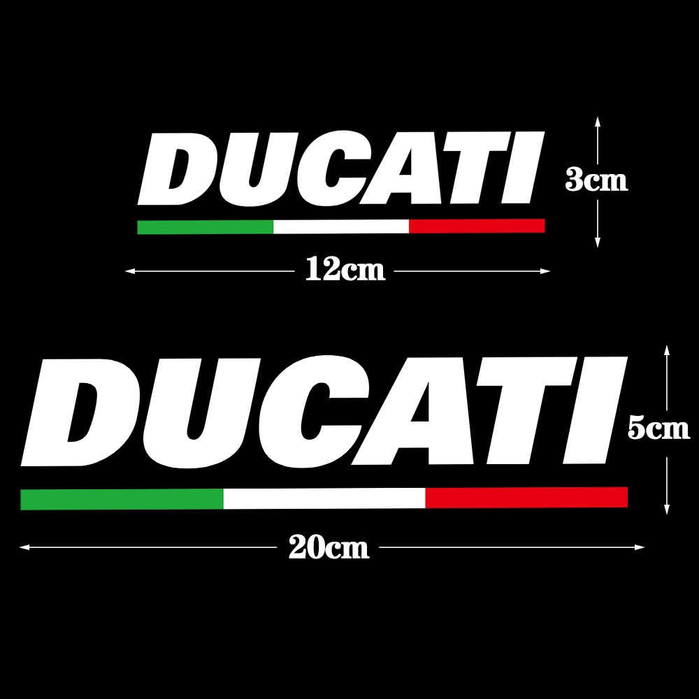 Miếng Dán Trang Trí Mũ Bảo Hiểm / Xe Máy Ducati Bằng Chất Liệu Vinyl