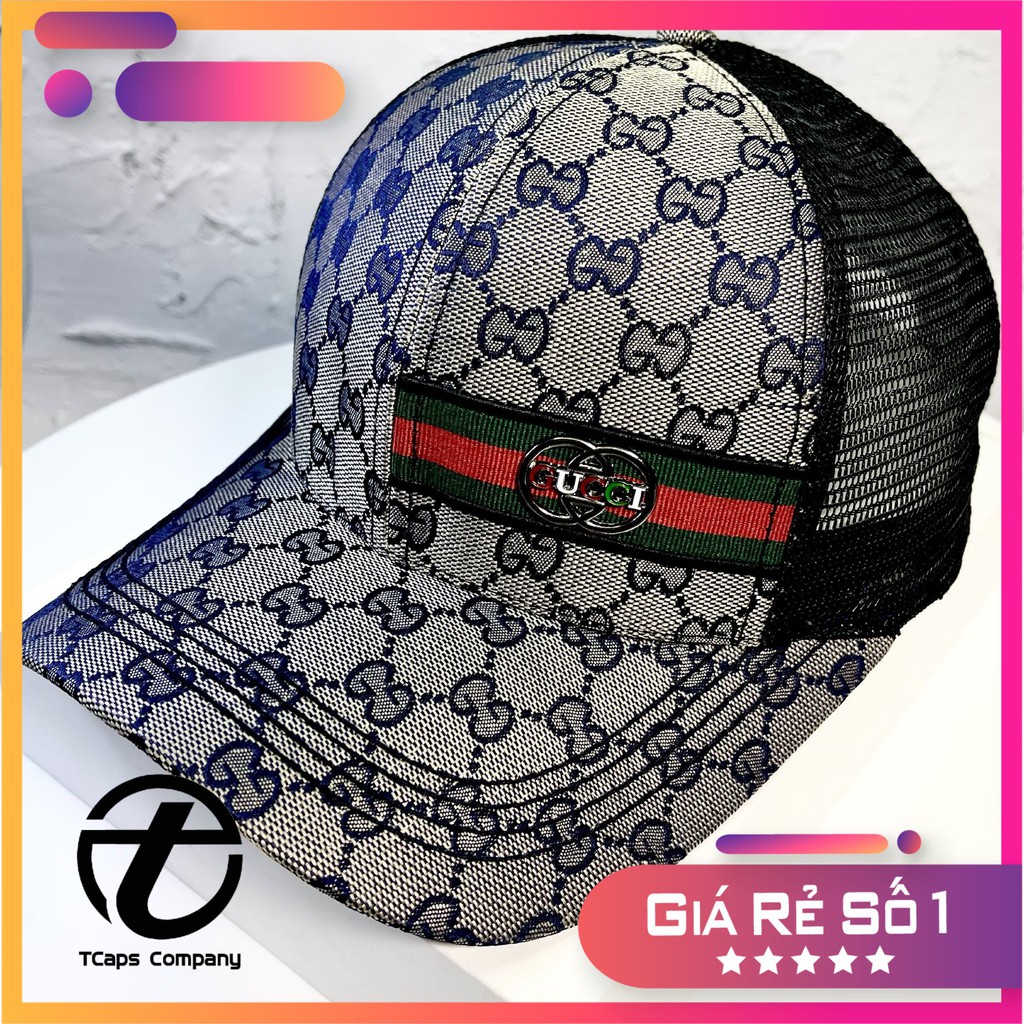 [CAO CẤP] NÓN MŨ LƯỠI TRAI, NÓN KẾT NAM NỮ UNISEX SNAPBACK GC LƯỚI CARO CỰC NGẦU , SIÊU MÁT