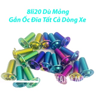 Ốc titan 8li20 dù gắng đĩa thông dụng-pttt