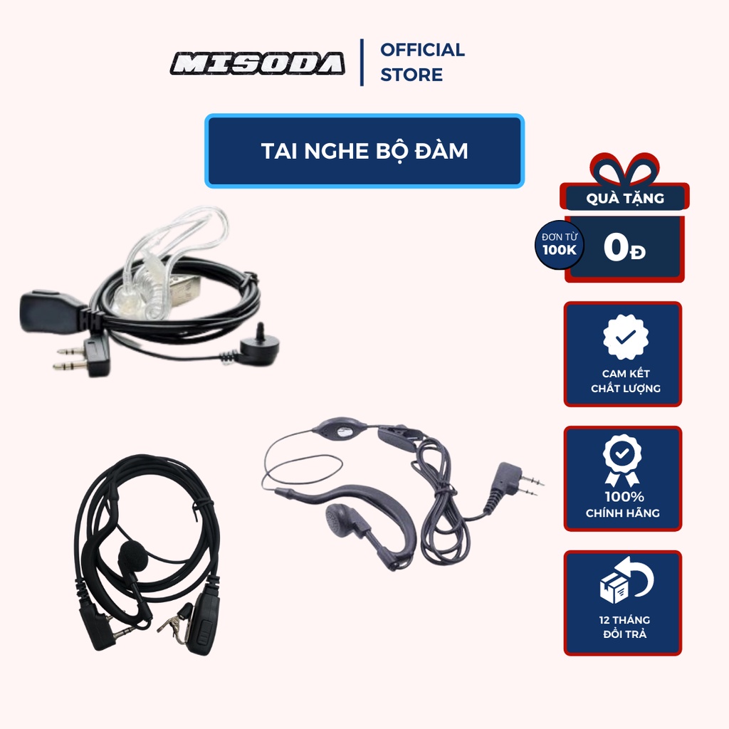 Tai nghe bộ đàm Kenwood, Motorola cao cấp