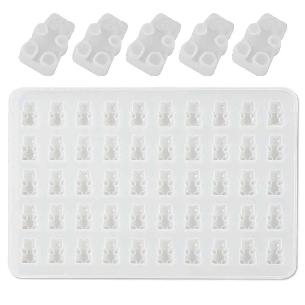 MUVAKO Khuôn Làm Móc Khóa Bằng Nhựa Resin Trong Suốt DIY