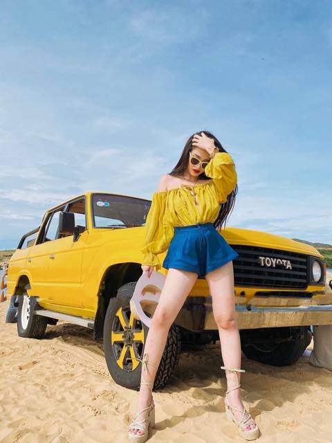 SET BODYSUIT SMI TVAI TAY BỒNG CHUN NGỰC + QUẦN SOOC | BigBuy360 - bigbuy360.vn