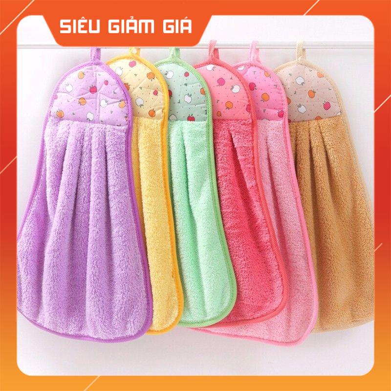 Khăn Lau Tay Cotton Nhà Bếp Thấm Nước Tiện Dụng