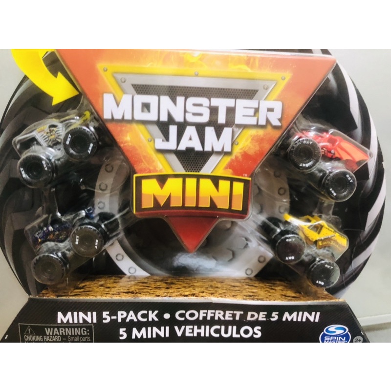 Set 5 xe Monster jam quái vật mẫu mới tỉ lệ 1:87