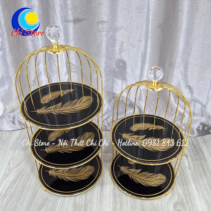 Kệ Mĩ Phẩm Lồng Chim- Kệ Decor Sang Chảnh Đa Năng Cao Cấp Sơn Tĩnh Điện
