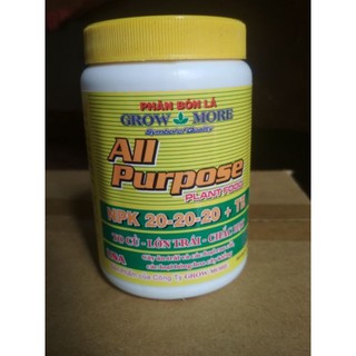 phân bón lá Growmore 20-20-20 TE USA hộp 100g