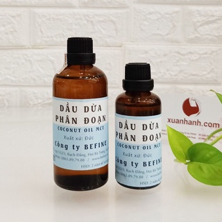 Dầu Dừa phân đoạn Befine chống Oxy hóa mềm mịn da, giảm khô xơ, suôn mượt tóc.