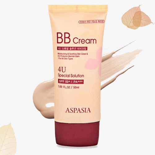 Kem Nền Có Chống Nắng Aspasia 4U Special BB Solution Cream SPF50 PA+++ 50ml