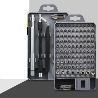 tua vít sửa điện thoại, máy tính, đồng hồ đa năng cao cấp 112 chi tiết tây cầm chống trượt V0