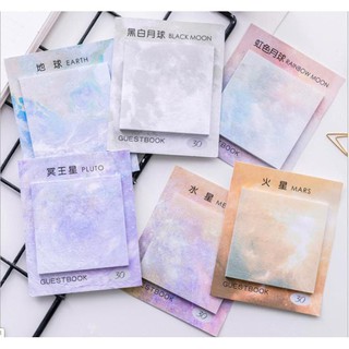 giấy note loang màu đẹp
