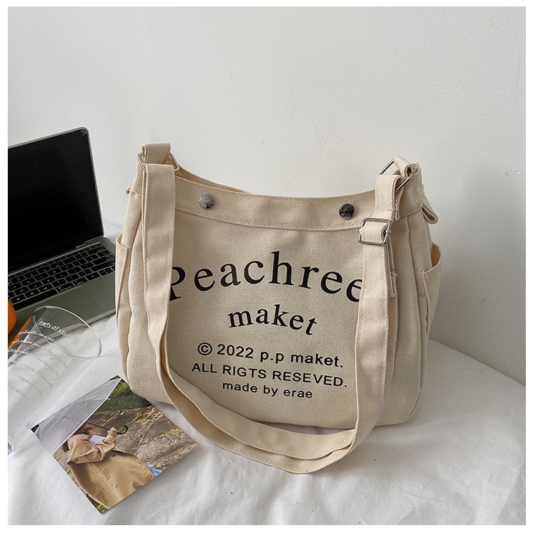 Túi Xách canvas Sức Chứa Lớn Phong Cách Mới Cho Nữ