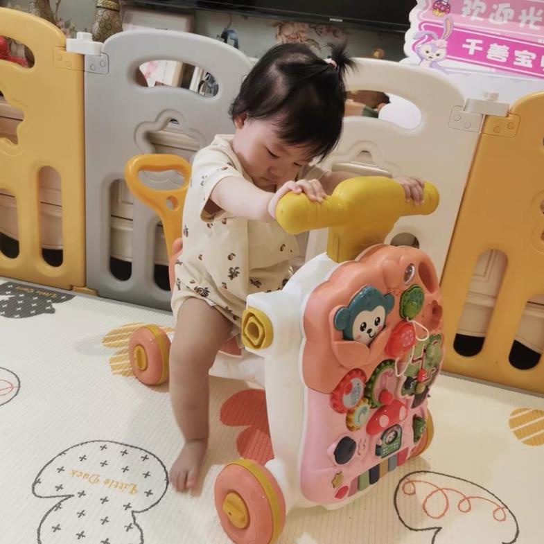 Xe tập đi, xe chòi chân, bàn nhạc đa năng 5in1, 6in1 cao cấp
