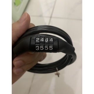 Khoá dây 4 số mật mã cố định không đổi