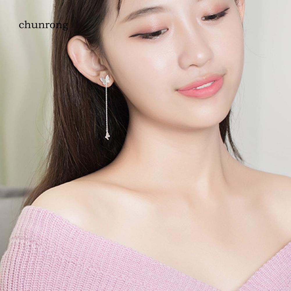 Bông Tai Hình Bướm Đôi Thời Trang Cho Nữ