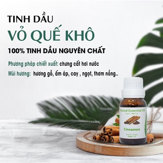 Tinh dầu xông phòng thiên nhiên cao cấp vỏ quế khô Pháp