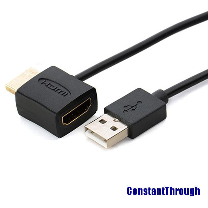 Dây Cáp Nối Dài 50cm Usb 2.0 Hdmi Male Sang Female