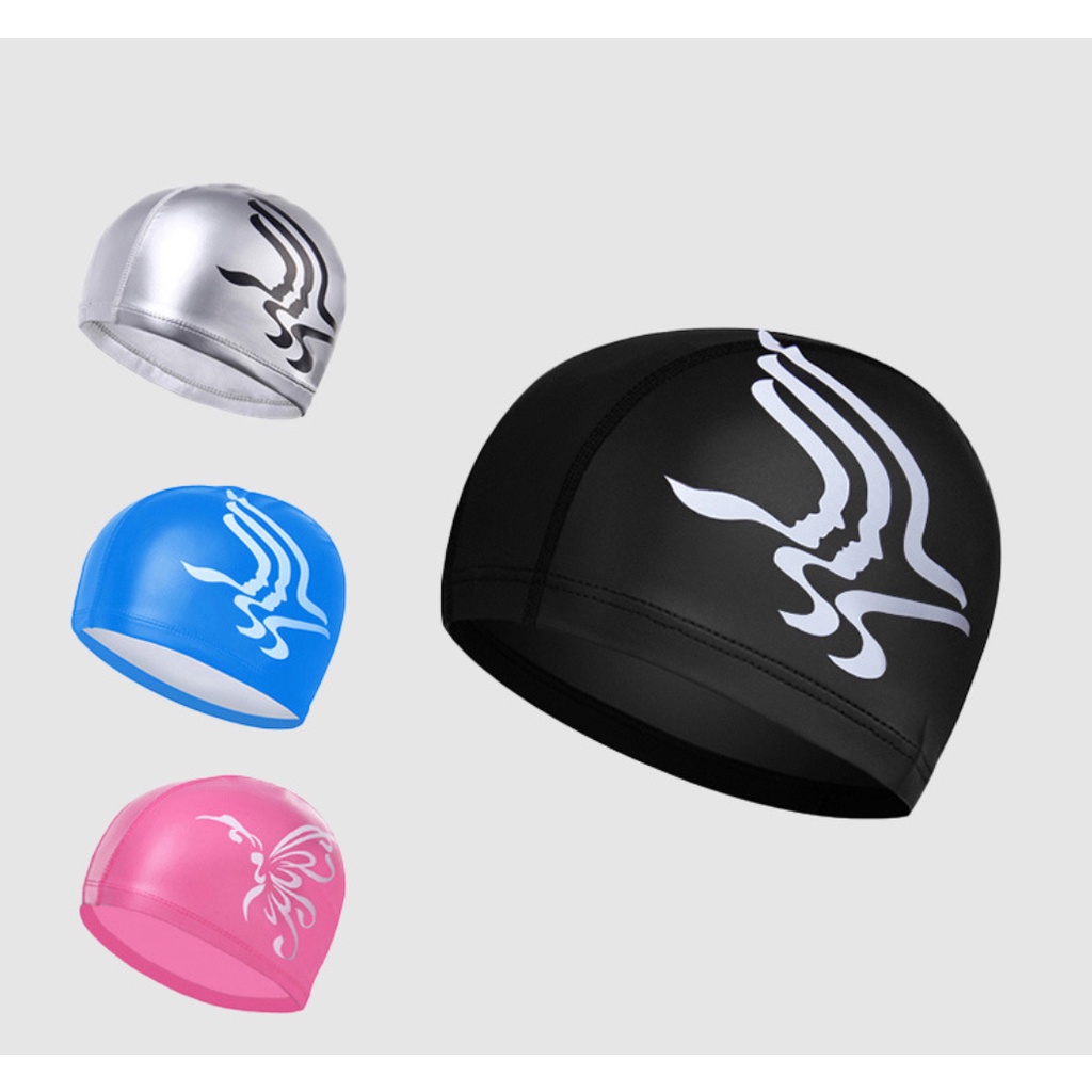 Mũ Bơi Cao Cấp Chất Liệu Da Pu Co Giãn – Chọn Màu - Chống Thấm Nước – Mềm Mại, Bền Bỉ Hãng Amalife