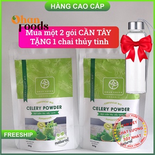 Bột Cần Tây Giảm Cân 100% Nguyên Chất Ohan Green,Bột Cần Tây đẹp da Sấy Lạnh Nhật Bản 50gram