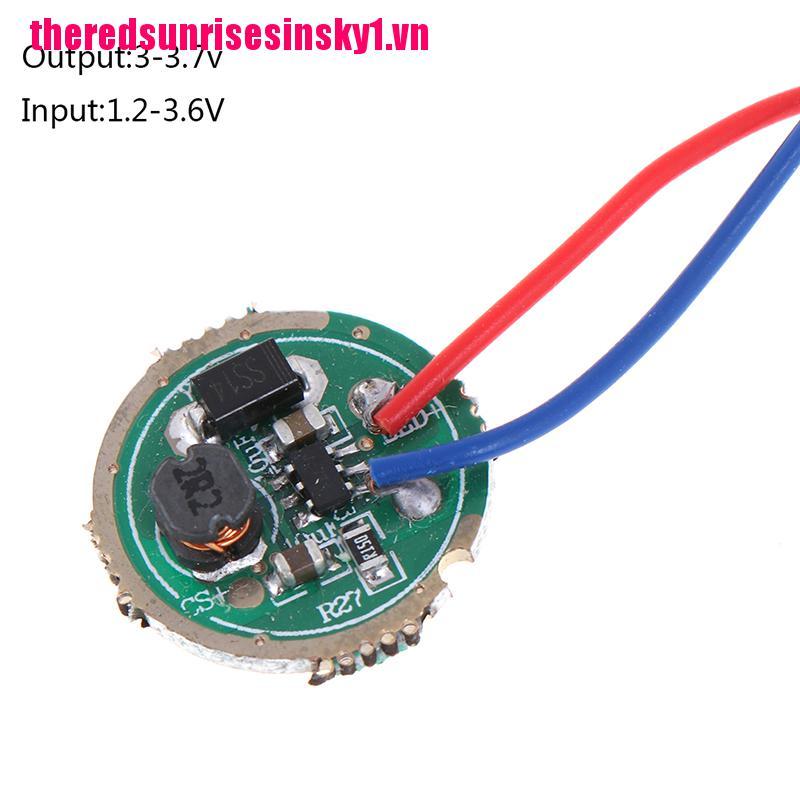 (3C) 1pc 3w Led Driver 17mm / 20mm Dc3.7V 1 Mode 5 Mode Led