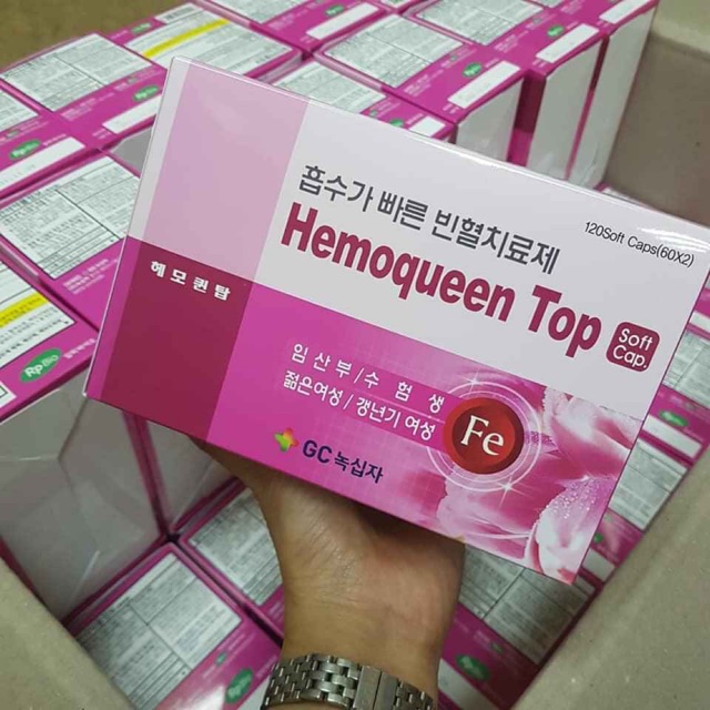 VIÊN UỐNG BỔ SUNG SẮT HEMOQUEEN TOP- NỘI ĐỊA HÀN QUỐC