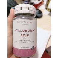 Viên uống cấp nước MYVITAMINS Hyaluronic Acid 60 viên