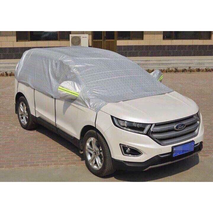 Bạt phủ nửa xe ô tô - Bạt che nóc xe hơi chống nóng, chống xước, chống mưa gọn gàng cho các dòng xe