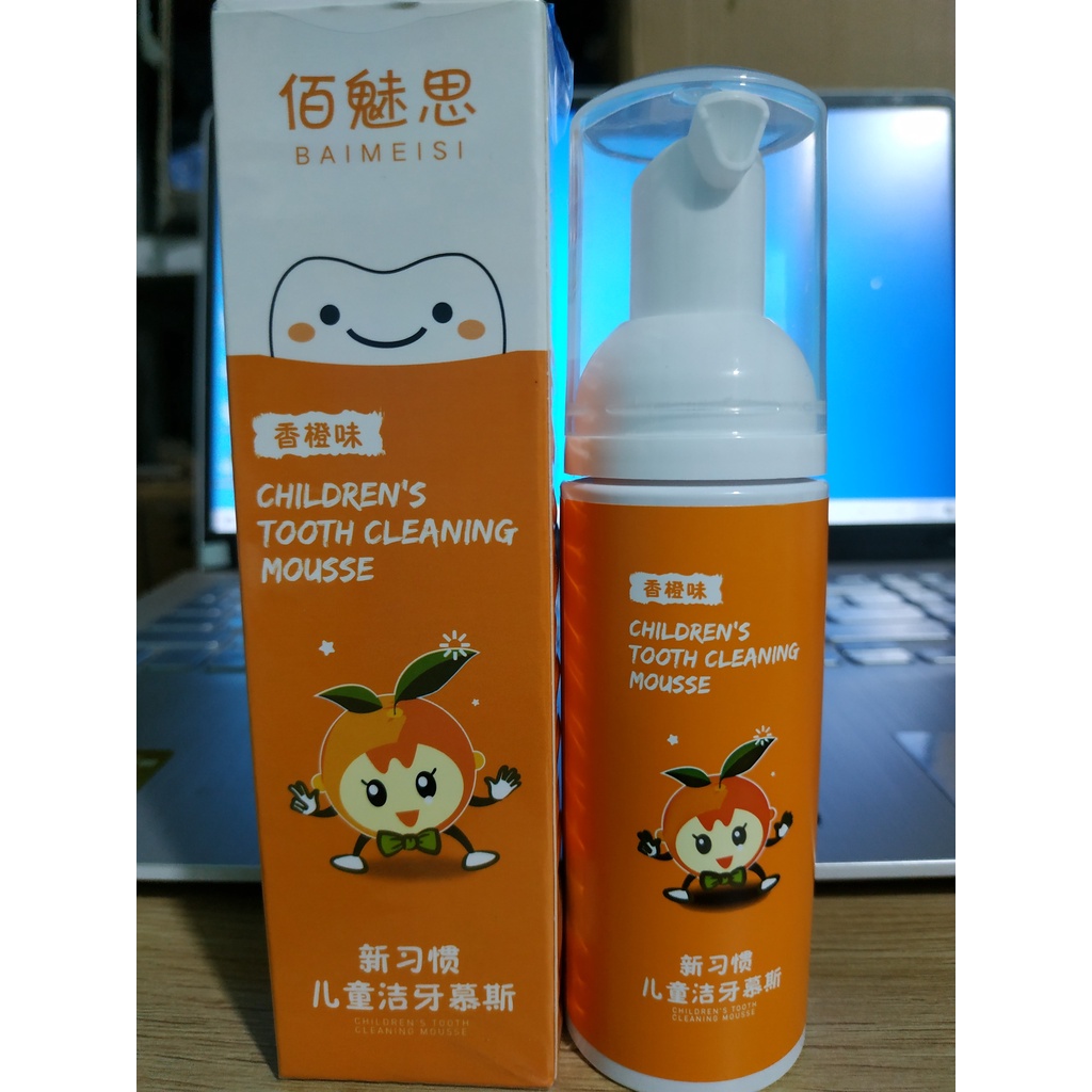 Combo 2 món bàn chải chữ U và kem đánh răng tạo bọt hương vị trái cây cho bé có thể nuốt được cho bé từ 2 đến 12 tuổi