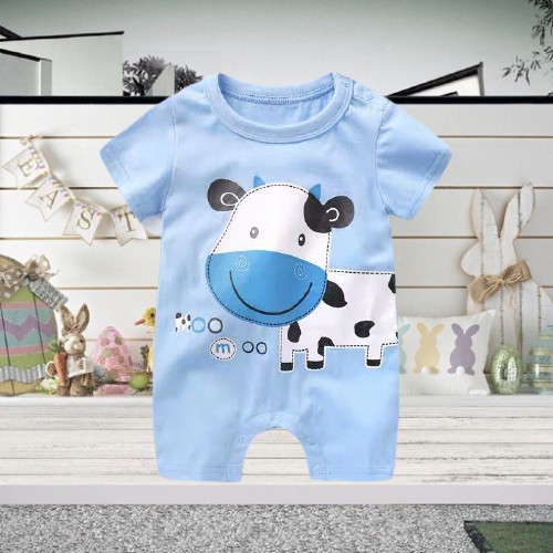 Bộ body đùi bodysuit chất cotton cho bé gái bé trai Từ 0-12 tháng tuổi