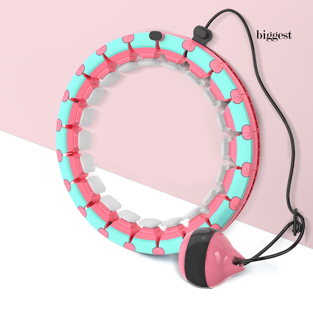 1 Bộ Vòng Lắc Bụng Thông Minh Tự Động Có Thể Tháo Rời Kèm Bóng Trọng Lượng