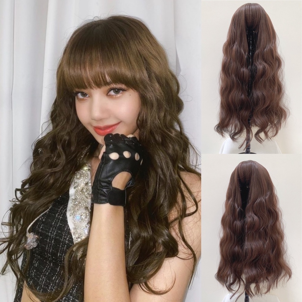 TÓC LISA (BLACKPINK) SÓNG DÀI TẶNG KÈM BỘ PHỤ KIỆN DUY NHẤT 1 BỘ