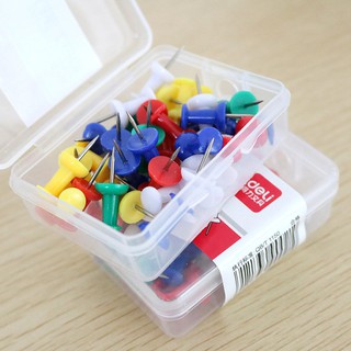 Ghim mũ nhựa màu deli 0021