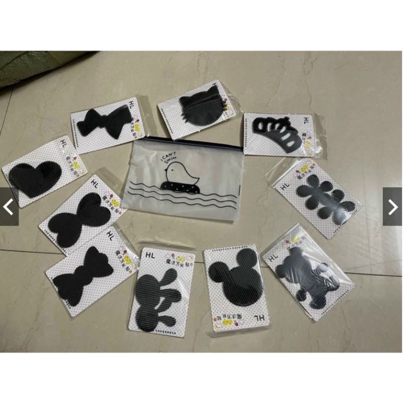SÉT 10 MIẾNG DÁN TÓC HÌNH CÁC MẪU XINH