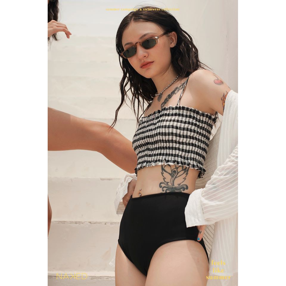 Áo bơi Gingham Bikini Set (Black) | BigBuy360 - bigbuy360.vn