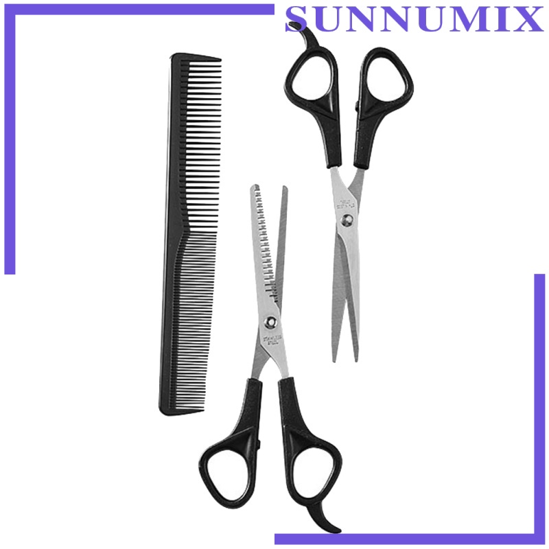 Kéo Cắt Tóc Kèm Lược Chuyên Dụng Cho Salon Làm Tóc