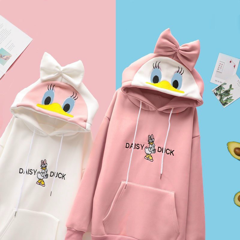 [FREESHIP_50K] Áo hoodie nữ hình con vịt, áo khoác nỉ có nón dễ thương William - NL210 | BigBuy360 - bigbuy360.vn