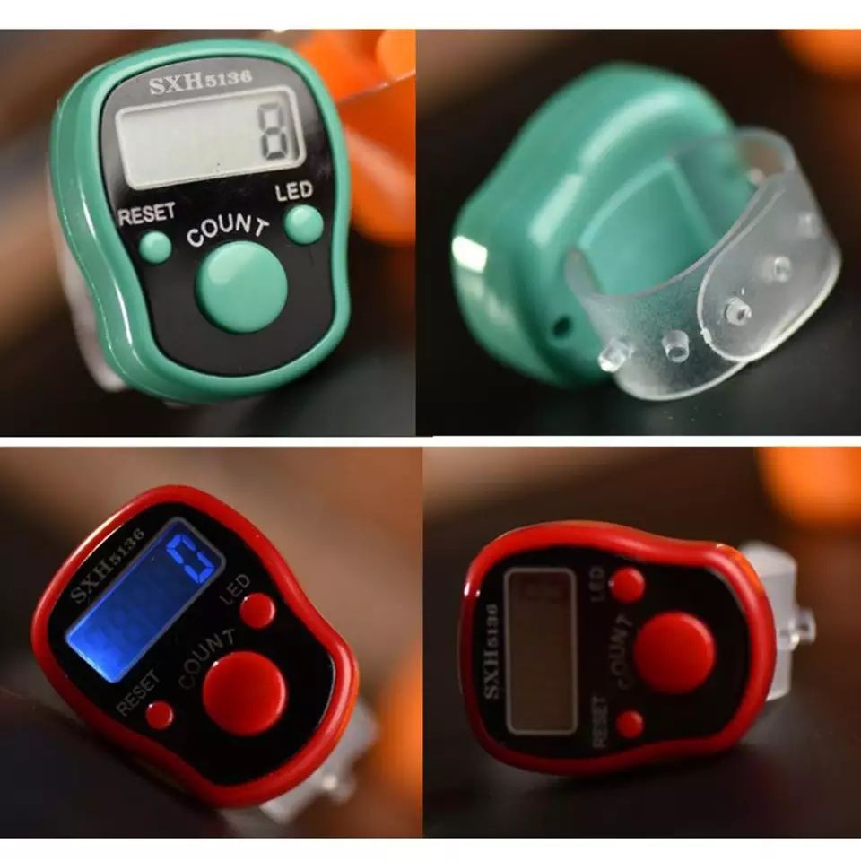 Máy đếm số niệm Phật có đèn led