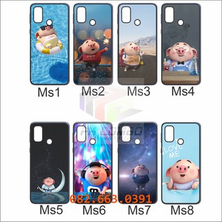 Ốp lưng Vsmart Joy4 dẻo in hình chú heo
