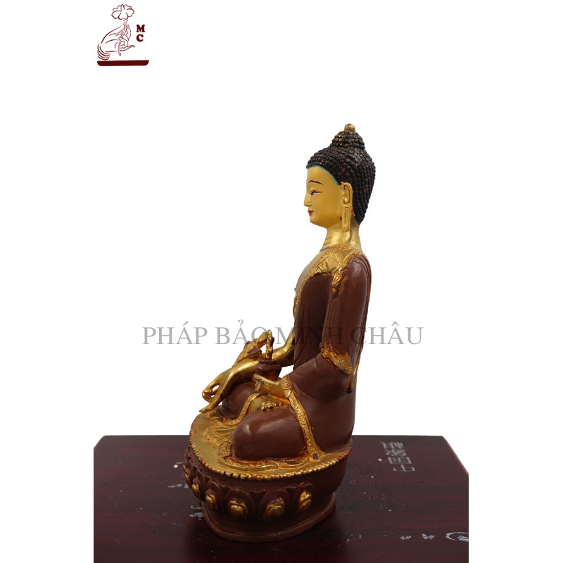 Tượng Dược Sư đồng Đài Loan 22cm
