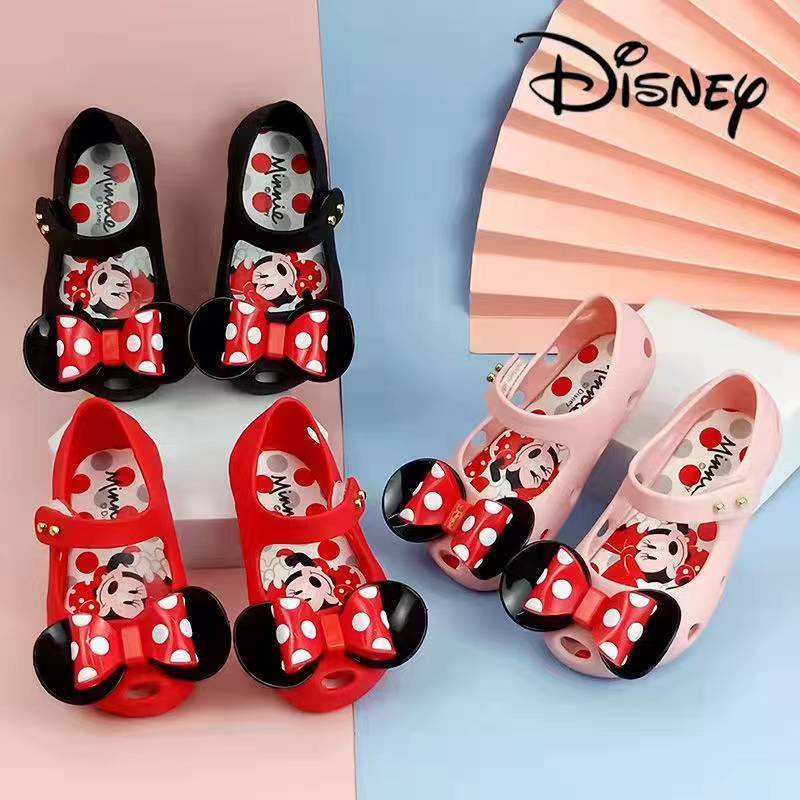 Disney Xăng đan Chống Trượt Thiết Kế Lỗ Thoáng Khí Thời Trang Cho Trẻ Em