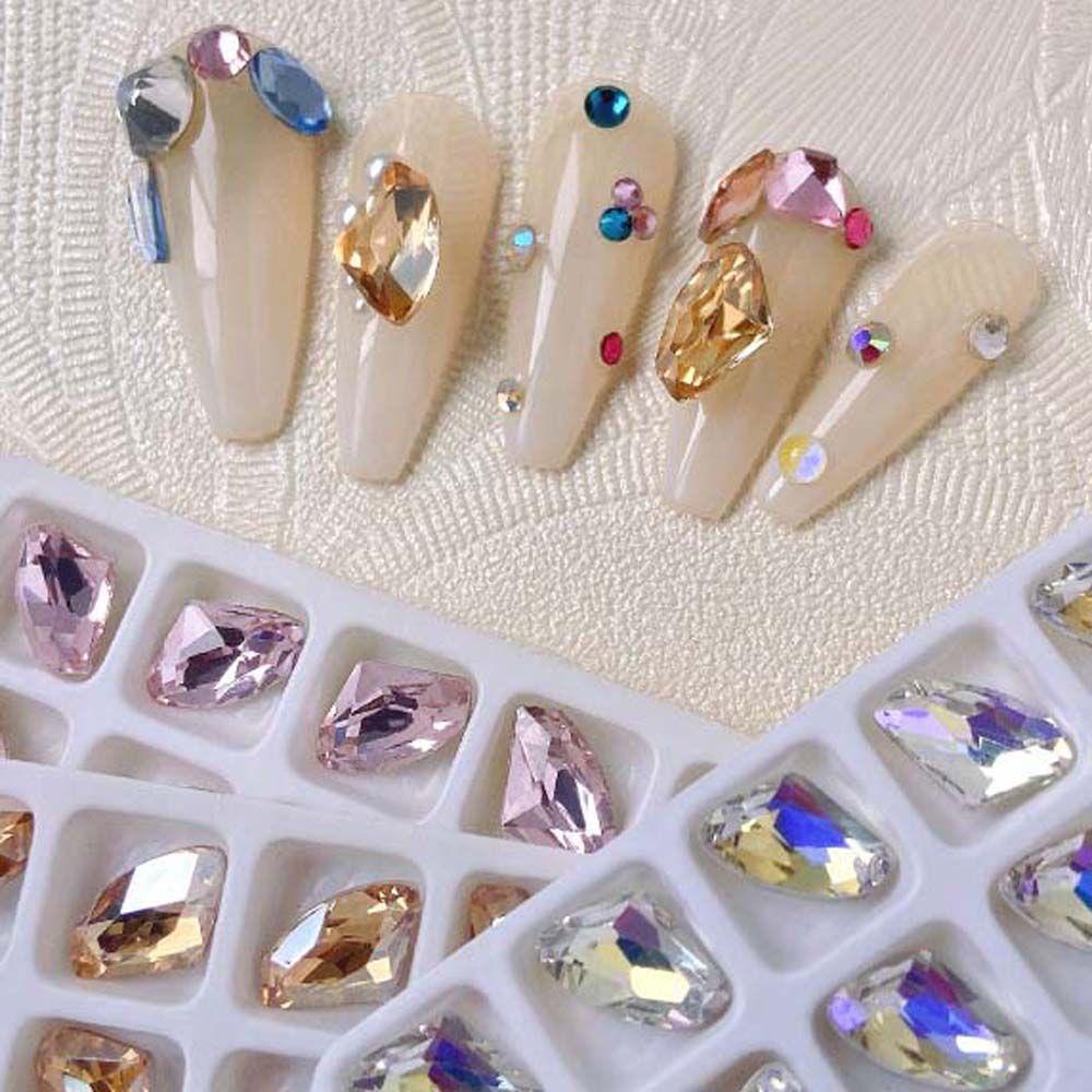 Phụ Kiện Trang Trí Móng Tay Nghệ Thuật MXMUSTY|Phụ Kiện Trang Trí Móng Tay 3D Nhiều Màu Độc Đáo Thời Trang Cho Nữ