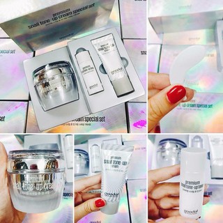 Set dưỡng trắng chiết xuất Ốc Sên Goodal Premium Snail Tone Up Cream Special Set