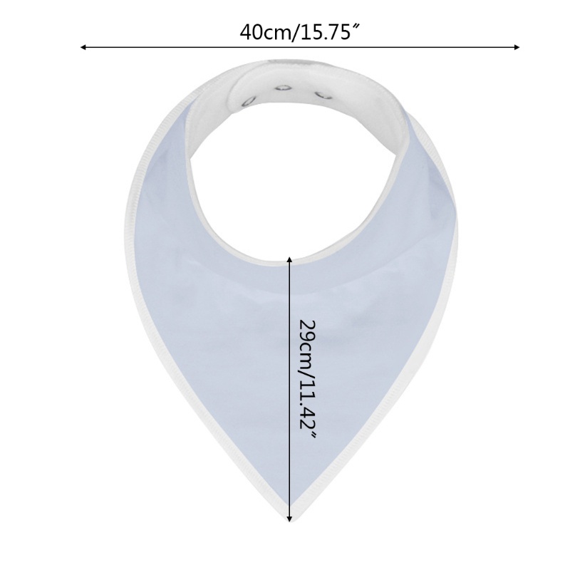 Set 3 Yếm Ăn Cotton Mềm Mại Hình Tam Giác Cho Bé Sơ Sinh