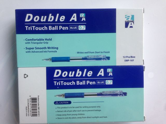 Combo 5 bút bi DoubleA ngòi 0.7mm viết cực trơn