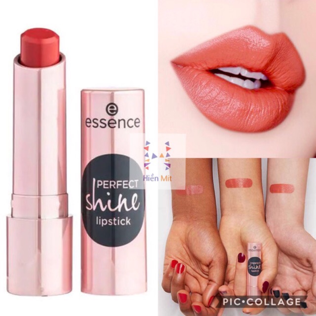 Bill Đức - Son Essence Perfect Shine màu 04 cam sữa cam đất hàng đức chuẩn chính hãng chất lượng