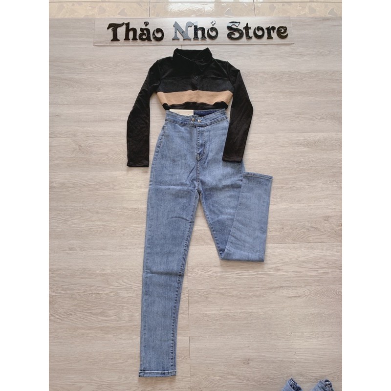 quần jean lưng cao sale lẻ size