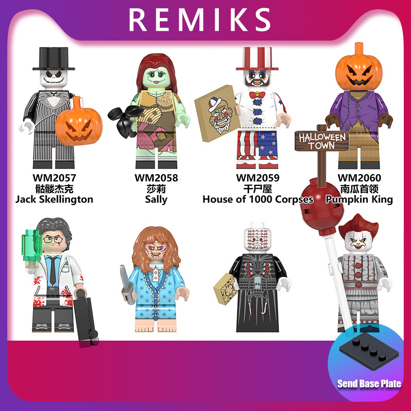 Bộ Đồ Chơi Lego Xếp Hình Nhà Bí Ngô Halloween Wm6102