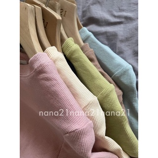 Áo thun tăm trơn basic Nana21 Nanastore21